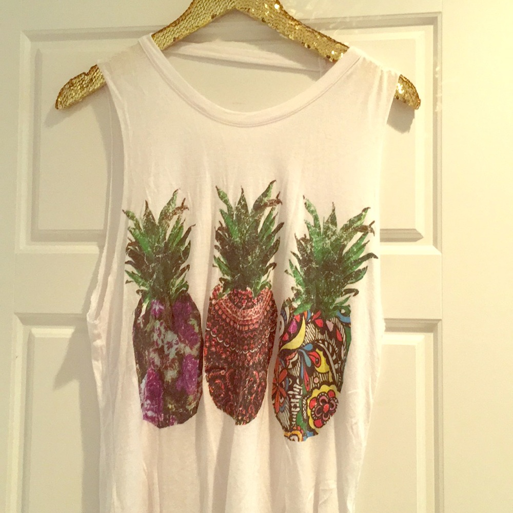 Pineapple Muscle Tank